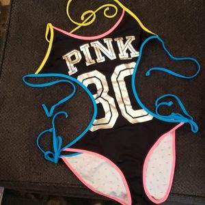 Victoria's secret pink monokini shiny PINK 80